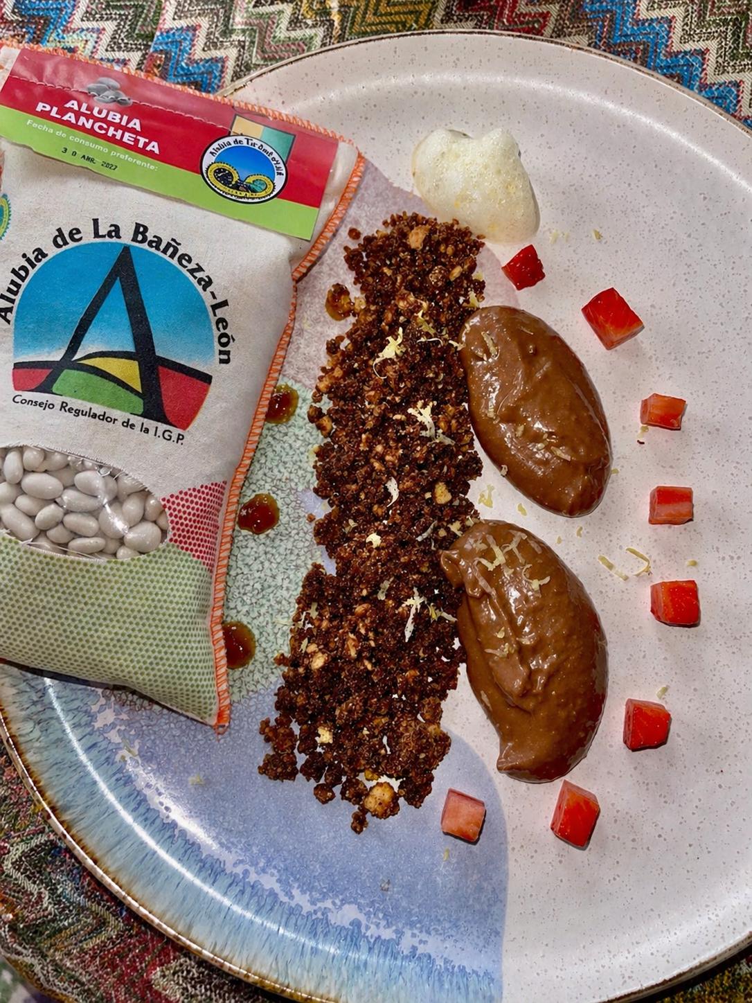     Alubia, chocolate y frescor cítrico