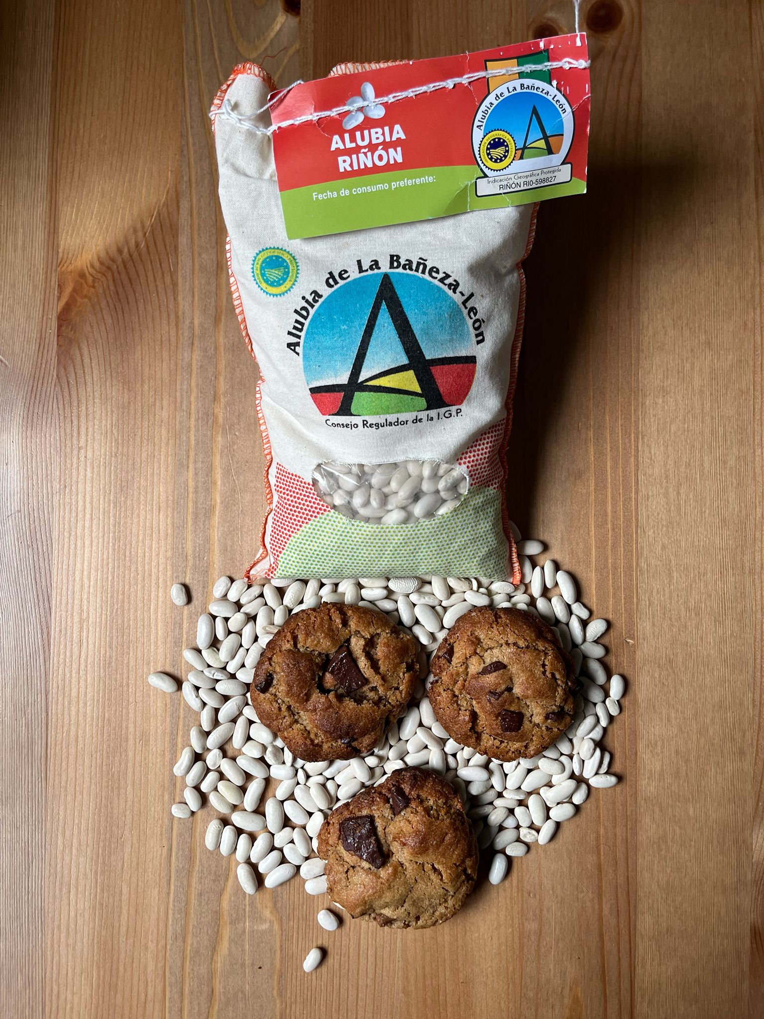 COOKIES CON HARINA DE ALUBIAS 
