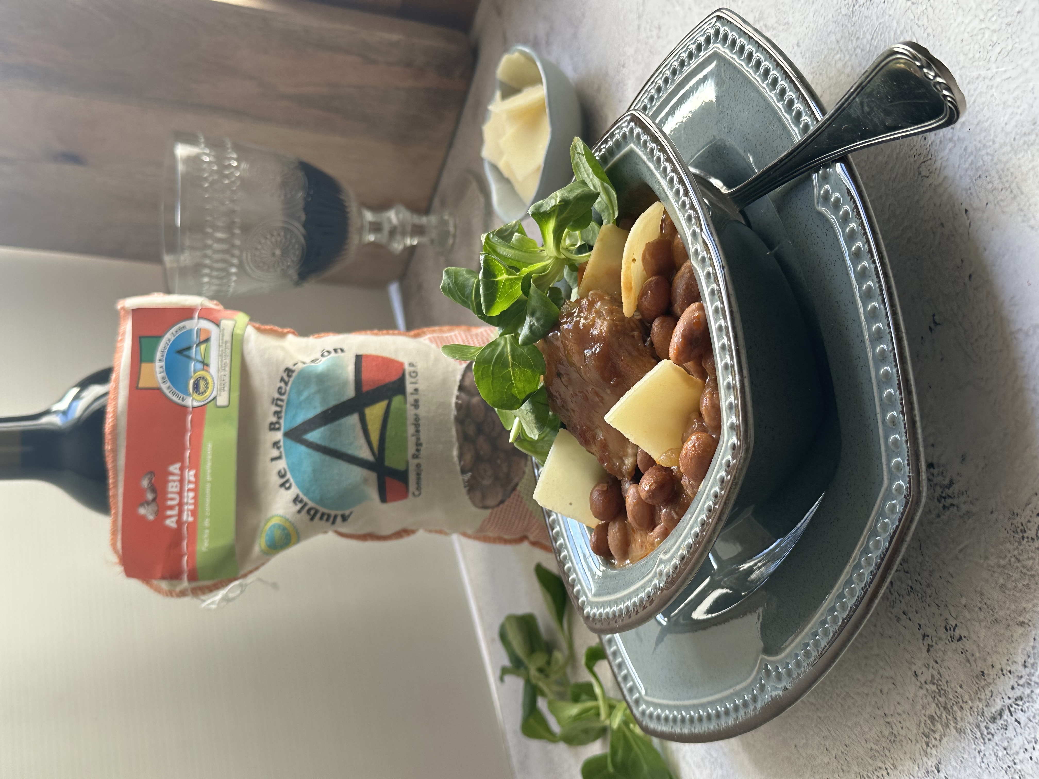 Risotto montañés con Pinta de La Bañeza de León