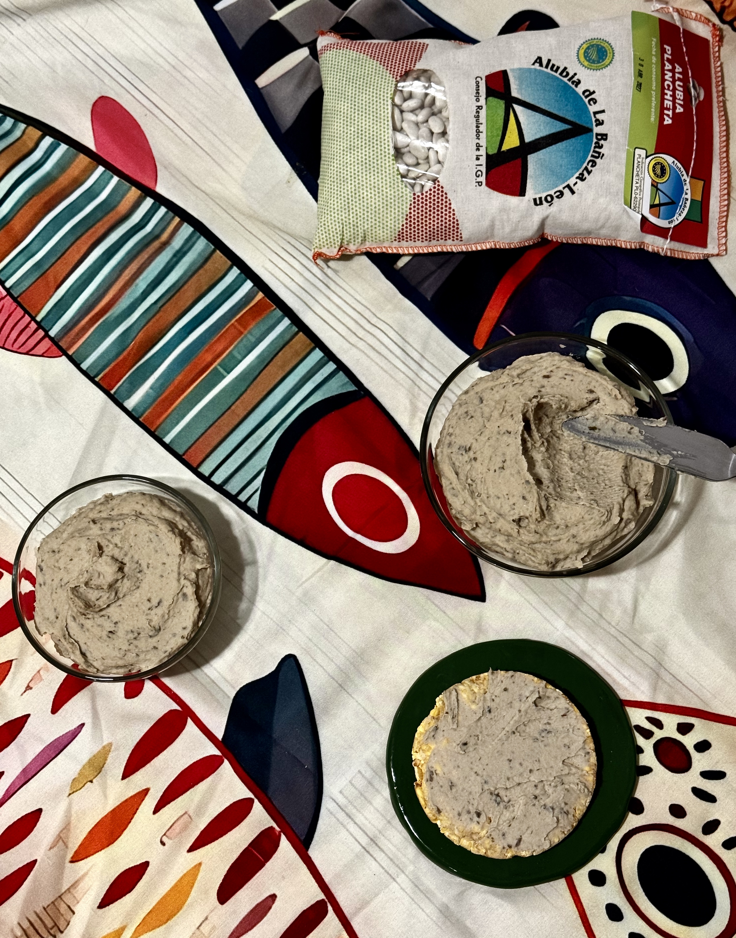 Paté de alubias y algas