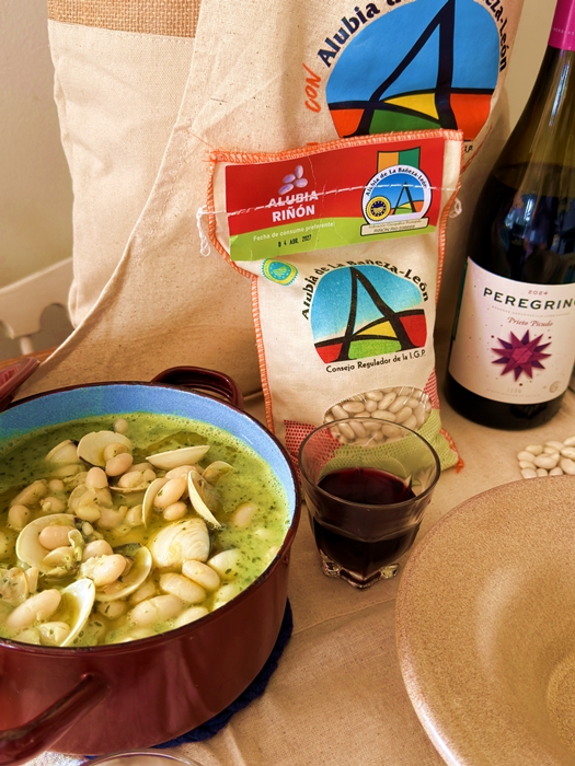 Alubia de la Bañeza en verde con toque de citricos