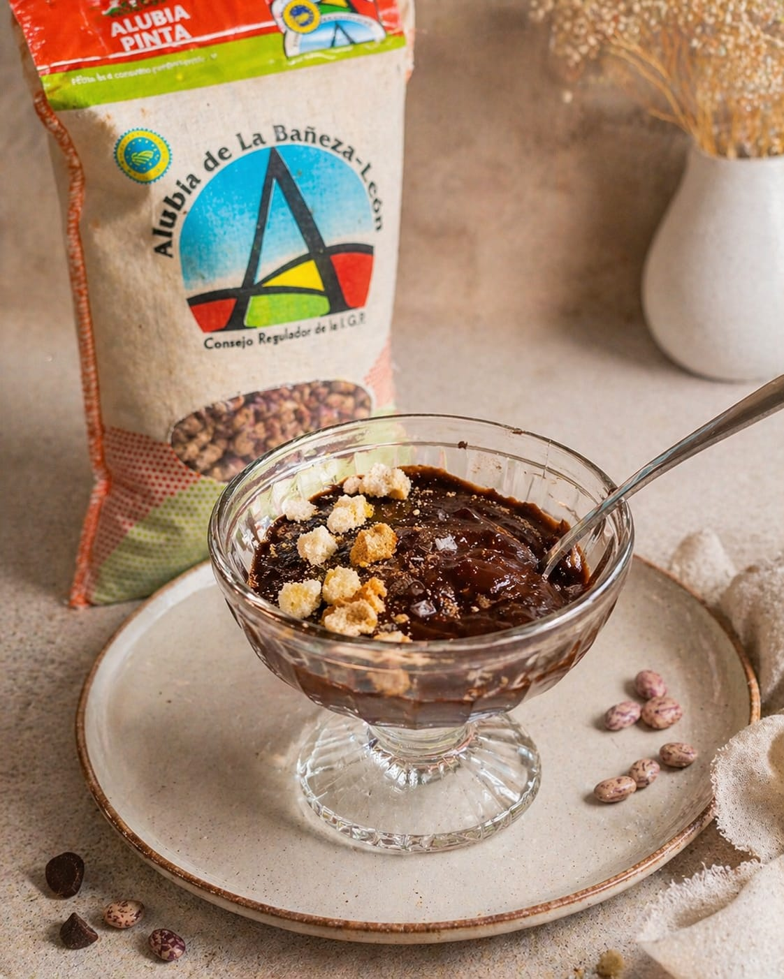 Reinterpretación del pan con chocolate y aceite